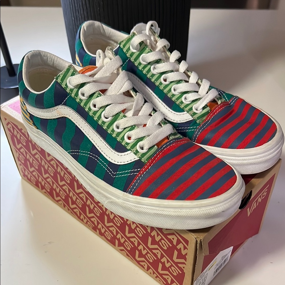 Vans Multicolor Striped Sneakers - Kids or Men